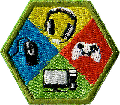 Test Lab Merit Badge - COMPETITIVE GAMING patch - 1-1/2 inch