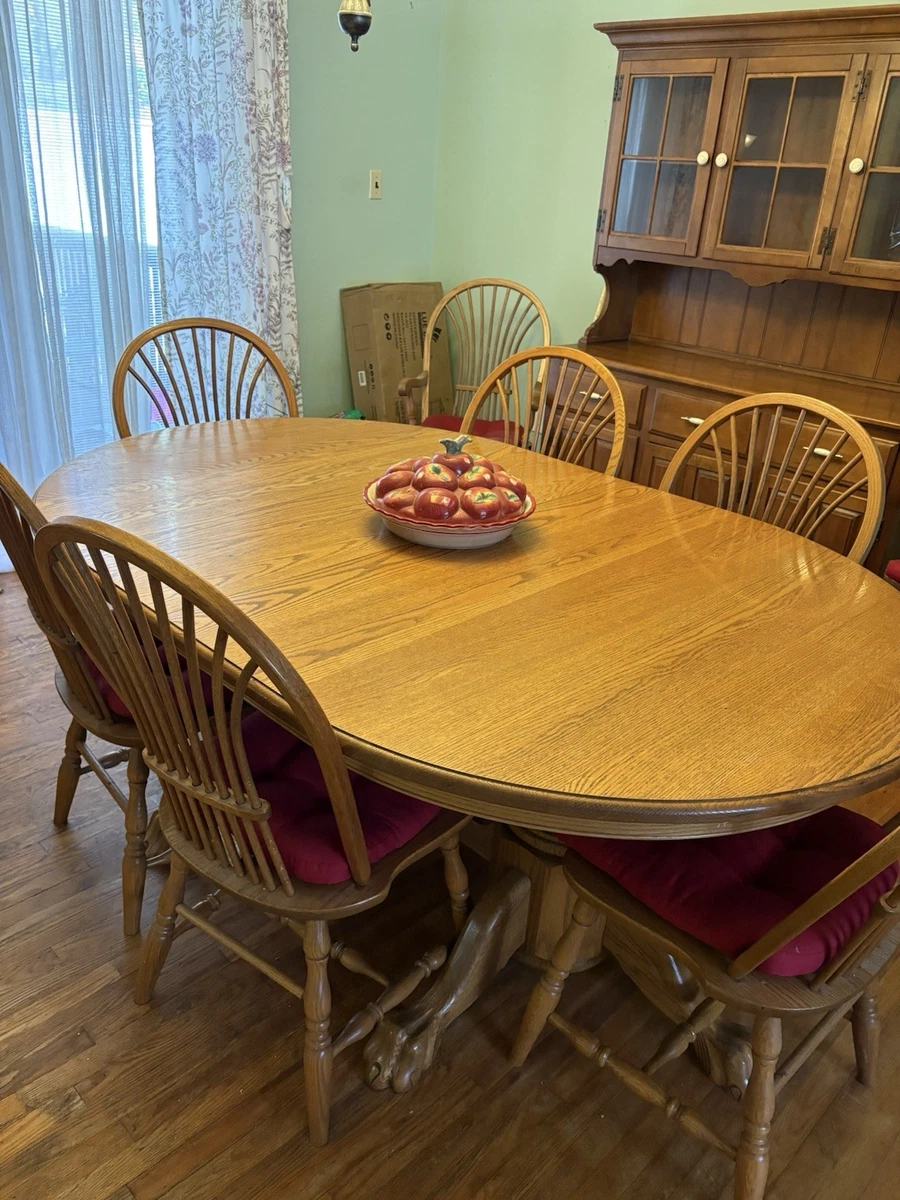 Wood Original Post - 1950 Time Period Manufactured Antique Dining