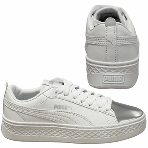 puma smash platform suede trainer