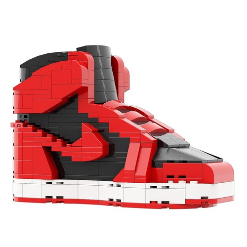 Air Jordan 1 "85 Varsity Red" Sneakerbricks Sneakerhead 3D Bauspielzeug - Bild 6 von 11