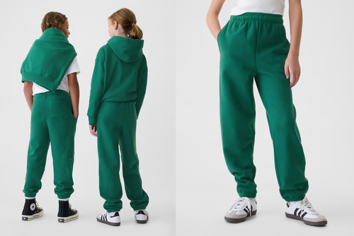 NWT GAP Kids Vintage Soft Pull-On Joggers, honey gold, balsam green, XXL(14/16) - Picture 9 of 10