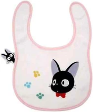 Japan Studio Ghibli Kiki's Delivery Service Baby Bib Jiji & Footprints