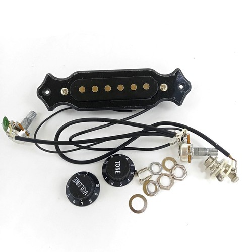 6-String Coil Guitar Harness Pickup Pre-Wired Single Tone with 1T1V Parts b - Picture 2 of 10