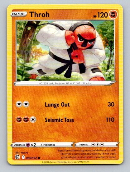 2022 Pokemon Card Brilliant Stars Throh 80/172