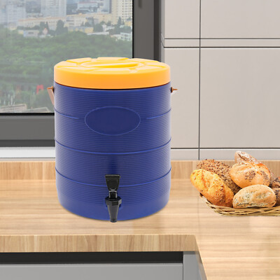 Insulated Hot and Cold Beverage Dispenser Server 6.6gal Stainless with Faucet US