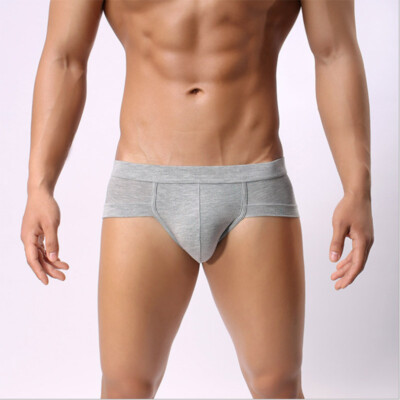 New Mens Briefs Comfortable Modal 3 Pack Bikini Underwear Bulge Pouch Boys Undie