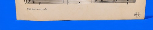 Choral Sheet Music SATB "The Savior Is Waiting" CS650 Sacred Choral Series - Picture 5 of 7