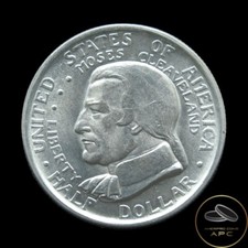 1936 Cleveland Commemorative 90% Silver Brilliant Unc BU MS+++