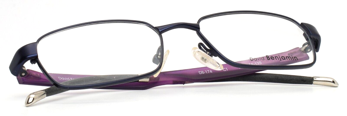 New David Benjamin KIDS DB-174 C1 Midnight Blue & Colbalt Eyeglasses 50/16/135 DAVID BENJAMIN DB-174 C1 Midnight Cobalt Womens Eyeglasses  main image 2