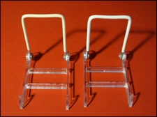 2 Plastic Folding Display Stand Photo Picture Easel Frame Holder 3X4 in #N1038