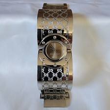 Orologio Gucci Twirl GG Monogram Acciaio Inox Swiss Made Bracciale Quarzo Bracciale