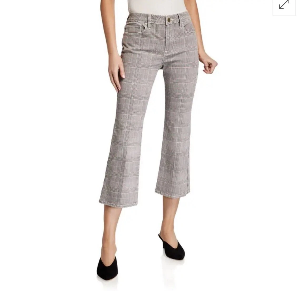 Frame plaid jeans clearance