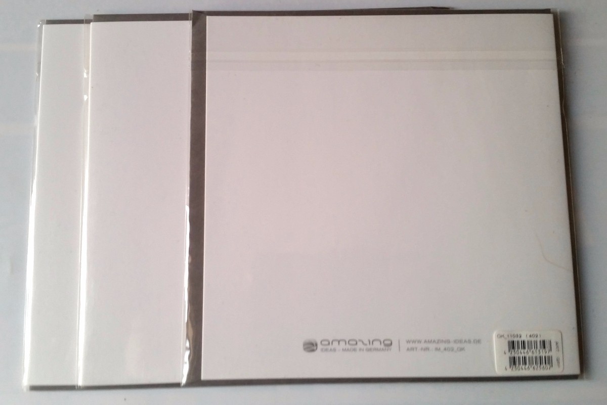 Lot De 4 Cartes De Condoléances Sincères (Aufrichtiges Beileid) Avec Enveloppes - Qualité Luxe, Neuves - Origine France