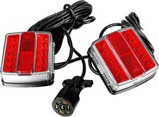 Kit de luces magn ticas para remolque con enchufe de 7 pines, IP68 a prueba de a
