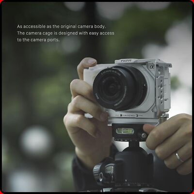 Tilta TA-T35-B-S Camera Cage Lightweight Kit Compatible with Sony ZV-E1 (Silver)