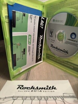 Rocksmith 2014 Edition Microsoft Xbox 360, 2014 Complete With Manual CIB