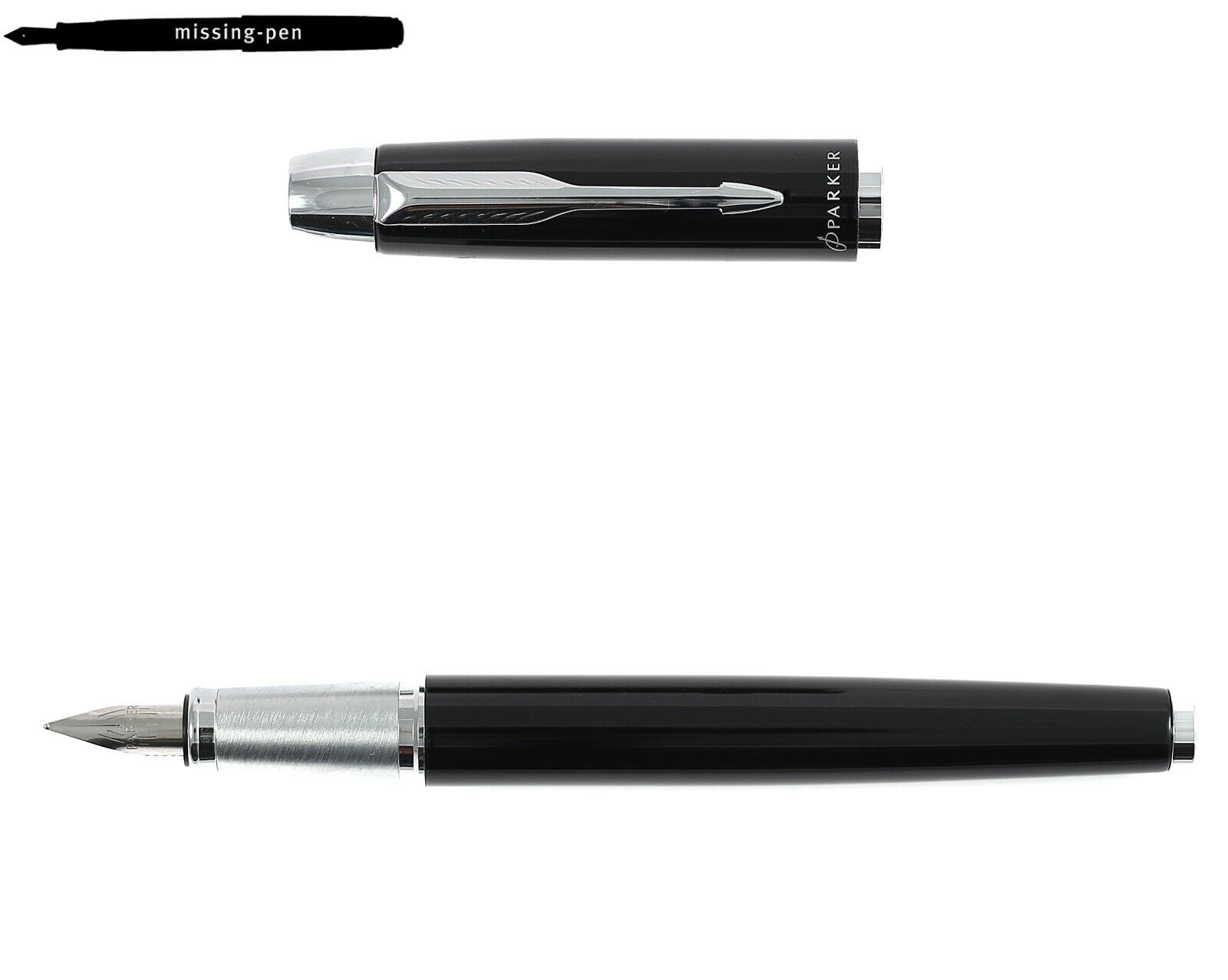 Parker I.M. / Profile Fountain Pen Laque Black with steel M-nib 