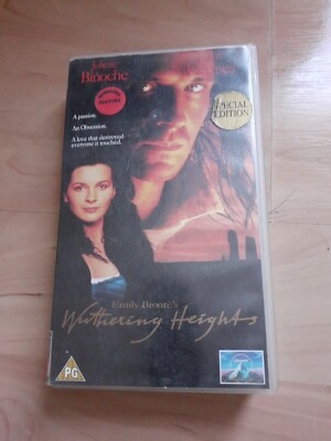 EMILY BRONTE S WUTHERING HEIGHTS VHS VIDEO JULIETTE BINOCHE