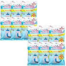 12 X 210g HANGING DEHUMIDIFIER WARDROBE DAMP MOISTURE MOULD MILDEW REMOVER TRAP