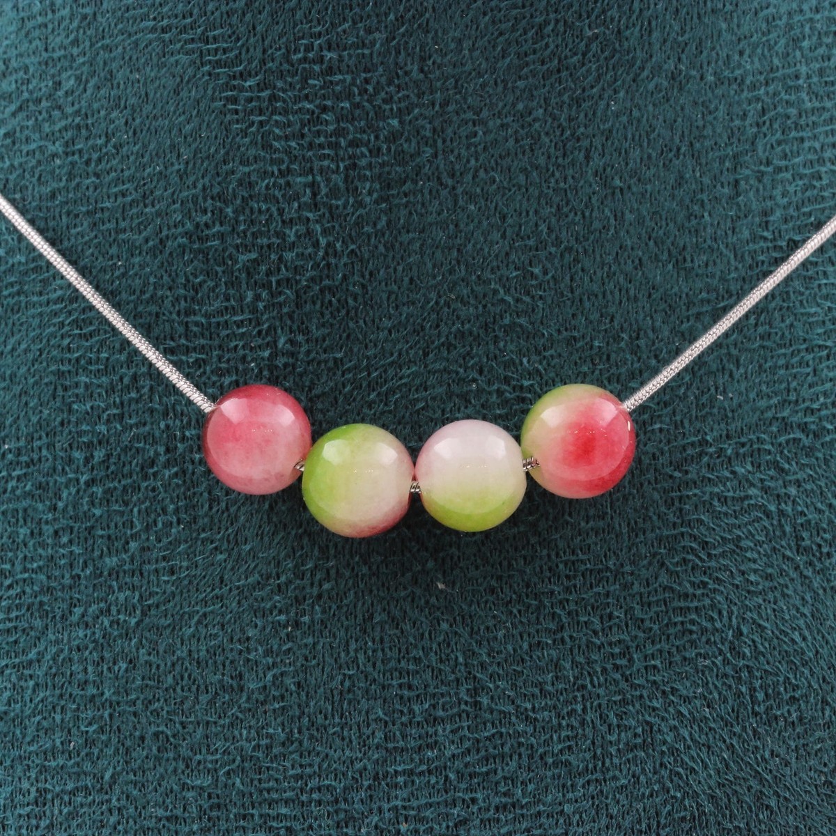 COLLIER DE PERLES 8 MM EN TOURMALINE NOIRE - Crystal et Lumiere
