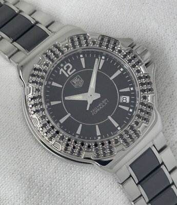 TAG Heuer Formula Black Diamond Bezel Ceramic Ladies Watch