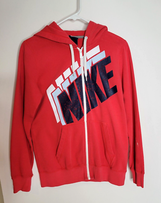 pink and red nike jumper
