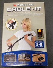  NEW Monster Cable It - Cable Management Kit LARGE 16 FT Long FAST FREE SHIP