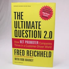 SIGNED The Ultimate Question 2.0: How Net Promoter Companies Thrive Hardcover DJ