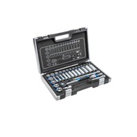 HöGert SteckschlüSsel-Set HT1R465 Ratschenkoffer Umschaltknarre Nusskasten 36Tlg