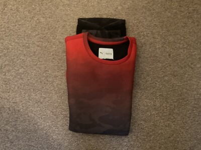 Felpe crewneck Puma trainingshoodie gebraucht kaum getragen qute qualität L