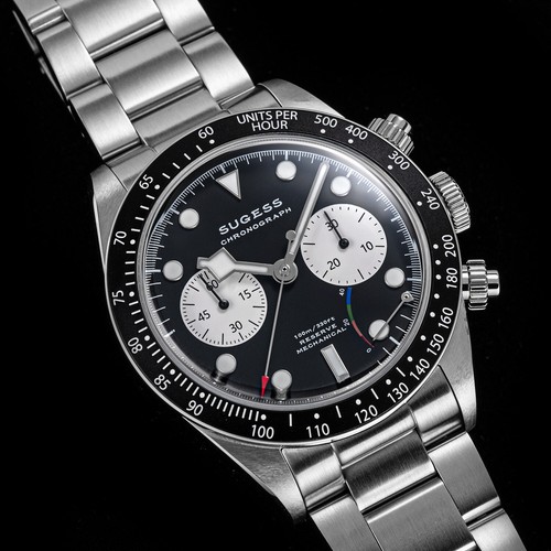 Sugess S457.K Power Reseve ST1907 BB Chrono Mechanical Mens Watch SEAGULL 1963 - Picture 7 of 15