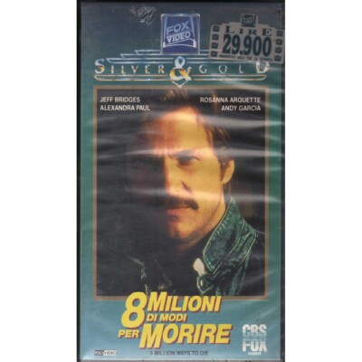 8 Million Ways To Die VHS Hal Ashby Univideo - 611815 Sealed