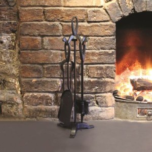 New Traditional Fireplace Companion Set Home Tool 5pc Fire
