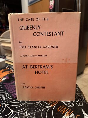 The Case of the Queenly Contestant & At Bertram's Hotel Hardcover w Dust Jacket
