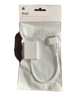 NEW GENUINE Apple IPAD 30-Pin to VGA Adapter - MC552ZM/A - White Model A1368