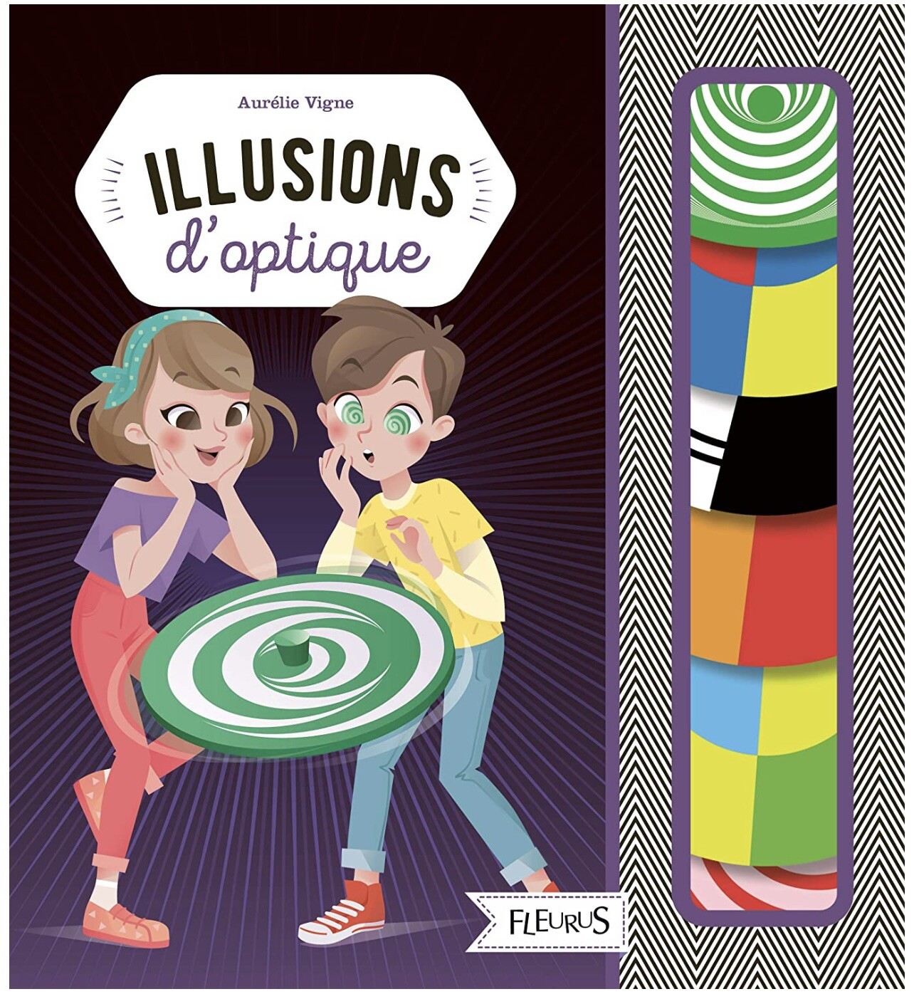 Jeux d'illusion d'optique scientifiques en bois pour enfants