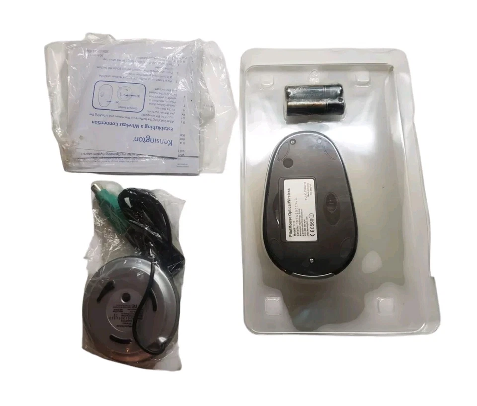 NOS Kensington 72216 USB PilotMouse Optical & Wireless Mouse (silver) - Image 4 of 4