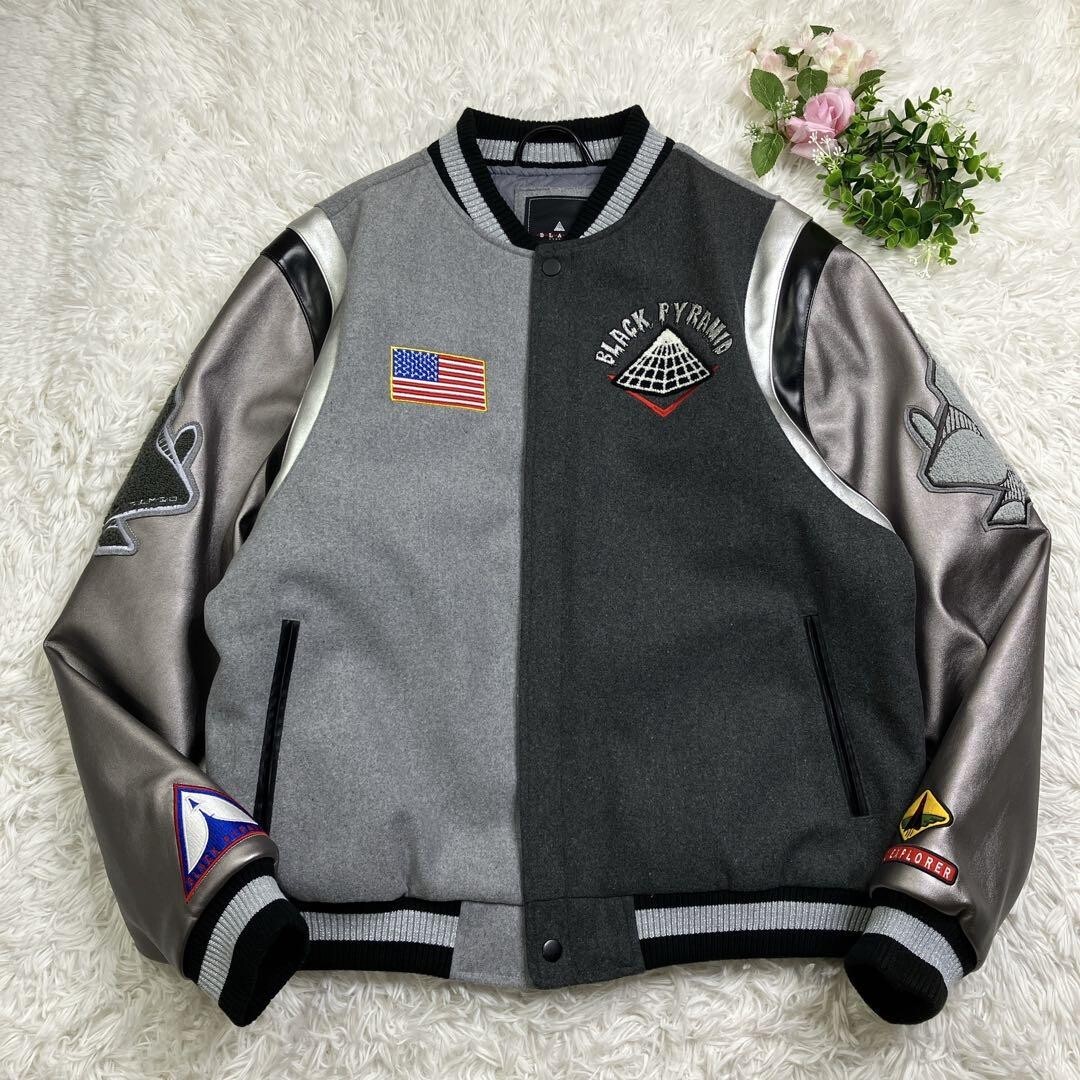 Extremely Rare Black Pyramid Varsity Jacket Xxl | eBay