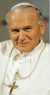 Papst Johannes Paul II - Pope John Paul 23x12 Postkarte postcard Karte NEU