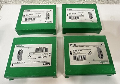 Schneider Electric Multi9 C60 Circuit Breaker 24425 24425DA 277V 65V Lot Of 4 1A