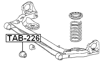 Rear Crossmember Bushing Fits Toyota 42100-SZW-020, 48725-28050, 48725-44050, 48 - Picture 9 of 13