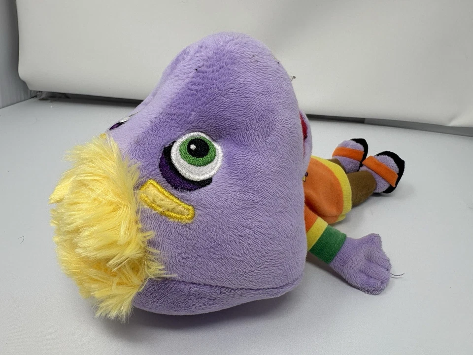 CHUCK E QUESO Mr. Juguete de peluche Munch de 10" púrpura con personaje de pizza Foto 3 de 4