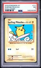 2016 POKEMON XY EVOLUTIONS #111 SURFING PIKACHU PSA 7