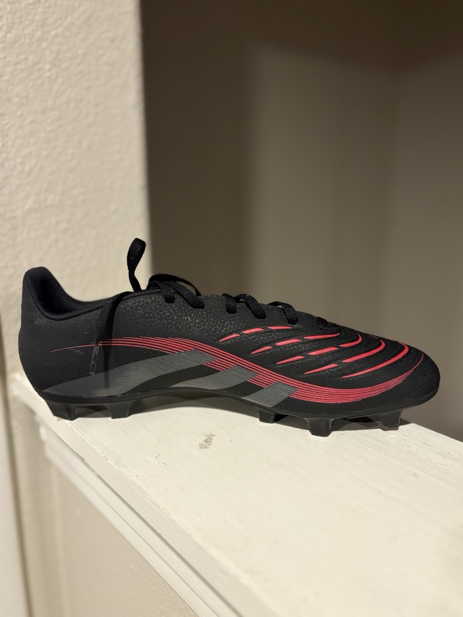 adidas Predator Club FG/MG Soccer Cleats ID1325 Black Red  display picture 3