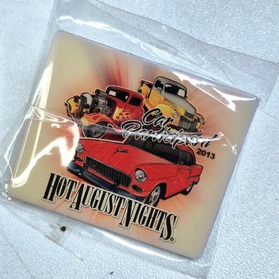 2013 HOT AUGUST NIGHTS CLASSIC CAR SHOW PARTICIPANT PIN RENO NEVADA NIP