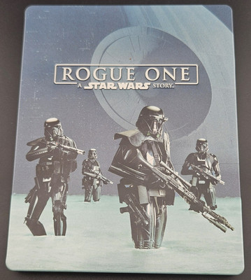 Rogue One: A Star Wars Story - Steelbook (3D Blu-ray, Blu-ray, DVD 4-Disc Set)