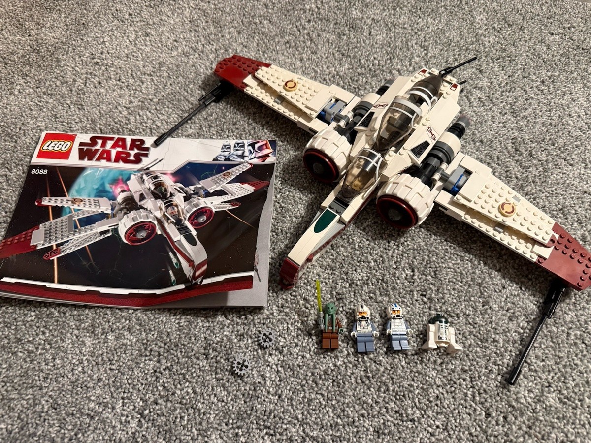 LEGO Star Wars 8088 ARC 170 Starfighter W/ Minifigs & Instructions