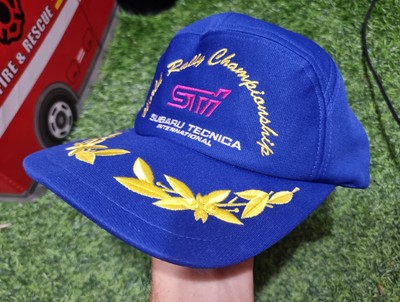 WRC Subaru World Rally Champianship STI Hat Cap Blue Adjustable