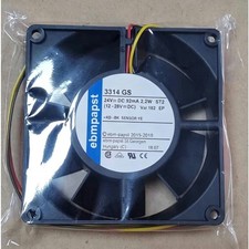 1Pc New Ebmpapst 3314GS DC24V 2.2W 3  Pin ST2 Inverter Cooling Fan