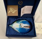 Ne' Qwa Art Space Shuttle Christmas Ornament 6.75” CU-NA-085 Box, Cert & Stand — photo 3